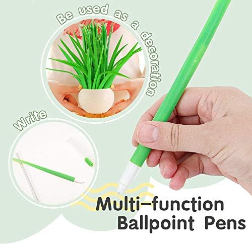 Youdepot pisanje olovke, školski pribor, zeleni list poput travnjaka i olovke neutralne olovke