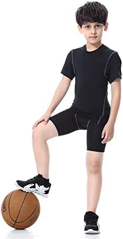 TOPTIE dječaci / djevojke kompresije temeljne majice na bazi sportskih tajica