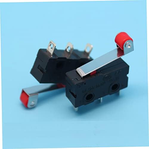 VILLCASE 10kom Micro poluga Switch Roller Micro Switch Roller Switch mikro prekidači poluge sa točkovima