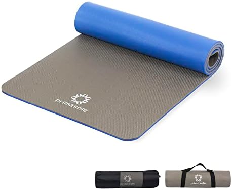 PRIMASOLE Yoga Mat Ekološki materijal 1/2 Neklizajući Yoga Pilates fitnes kod kuće & amp; teretana Twin boja