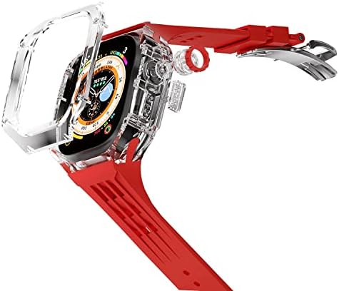 Komplet za modifikaciju Neyens za Apple Watch Ultra bend 49mm prozirna čista Jelly zaštitna poklopac