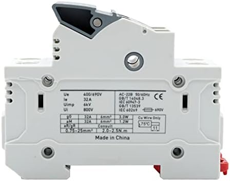 1pcs držač osigurača RT18-32-2P osigurača postavljena osnovna kutija Snažna toplotna disipacija AC 10x38mm
