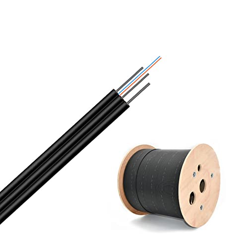 FTTH kabel za kabel optičkog vlakana FTTH, G657A1, SMF, 2-jezgra, LSZH, 1000 stopa