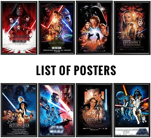 Sci-fi Filmovi Posteri zidni kolaž komplet, HD poster za štampanje bez okvira, zidni Poster za kolekcionarstvo