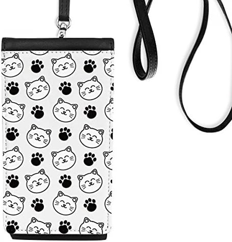 Paw Print Sling Mačka Zaštitite životinjski ljubimac Lover Telefon novčanik torbica Viseća mobilna