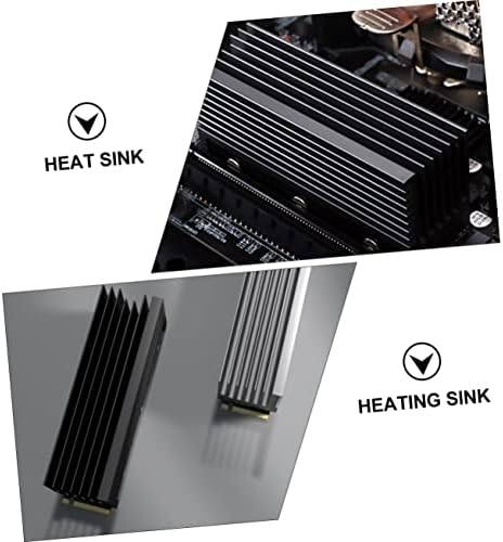 SOLUSTRE hladnjak PC radijator hladnjak Fin sudoper za grijanje Aluminijum Mute crna dodatna oprema