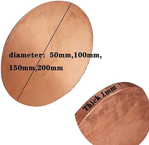 Mesing ploča bakarni disk Lim okrugli krug zaptivna ploča kružna H62 bakar CNC sirovina za obradu metala
