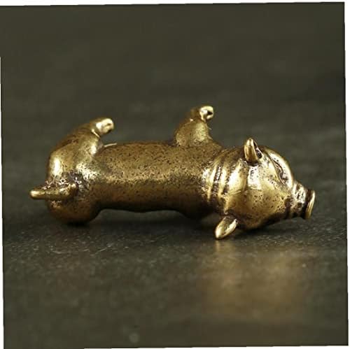 Retro mesingani svinjski metalni bakreni životinjski model igračke minijature figurine čistovni ukrasi