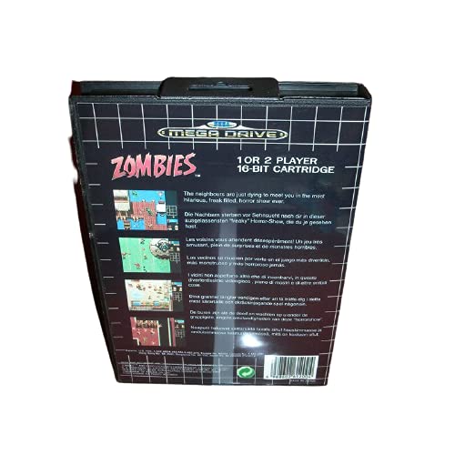Aditi zombies pokriti po kutiji i priručniku za Sega Megadrive Genesis Video Game Console 16 bitna MD kartica