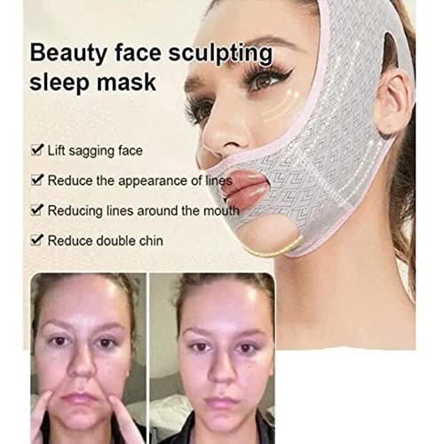 Beauty Maska Za Oblikovanje Lica Za Spavanje, Reduktor Dvostruke Brade, Maska Za Zatezanje Lica Za