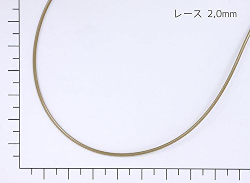 Addi kružna čipkasta igla, 80cm x 6.0 mm, Zlatna