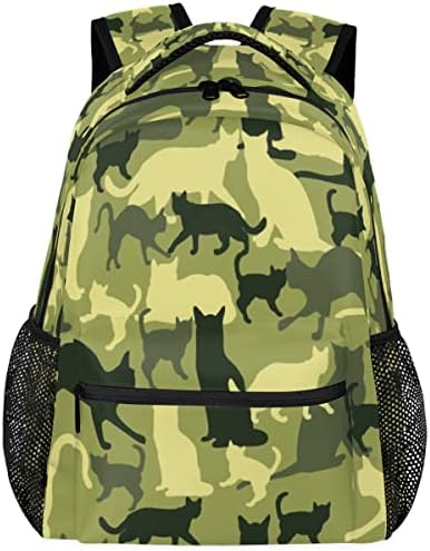 Ruksak kamuflaža Cat laptop ruksake za računare Vodootporni školski školski torba casual Travel Hiking