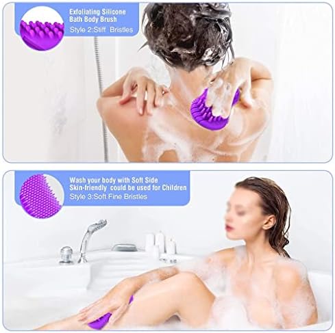 N / a Masager šampon četkica - piling četkica za kupanje silikonske kalete, četkica za njegu, masažna
