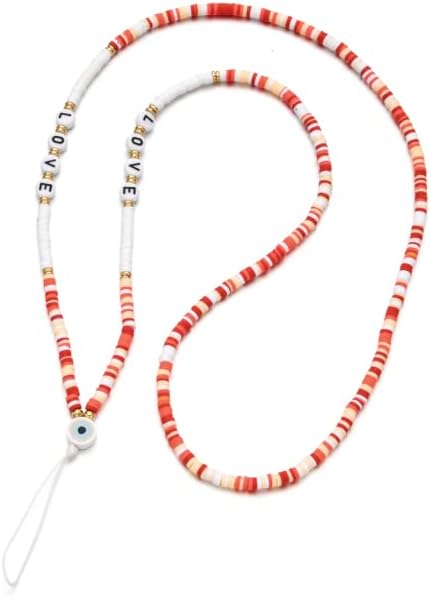Koleso šareni lanci za pismo remen mobilni lanac protiv izgubljenih Lanyards perle trake za