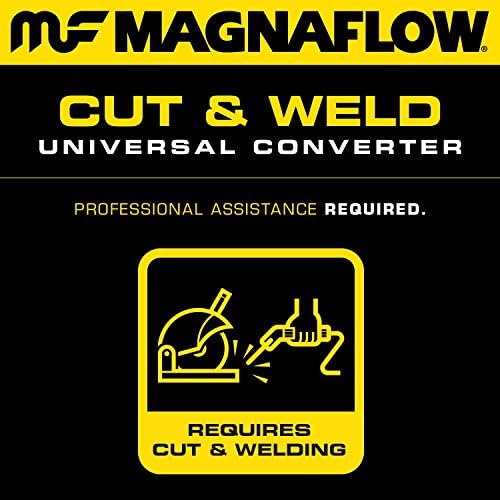 MagnaFlow univerzalni katalizator Standardni razred Federalni / EPA usklađen 91076-Nerđajući čelik 2,5 in prečnik