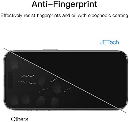 JETech Zaštita ekrana pune pokrivenosti za iPhone 14 Pro Max 6,7-inčni sa zaštitom sočiva kamere, filmom od kaljenog