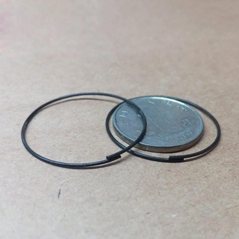 GB / T921-86 Steel Wire Lock ring opružni čelični potporni prsten krug Circlip Crni D15-D54 )