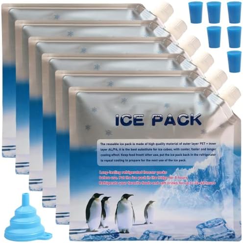 Pakovanja leda za višekratnu upotrebu za hladnjake, dugotrajno pakovanje hladnijeg leda, 24