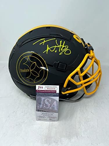 TJ WATT Pittsburgh Steelers potpisan u punoj veličini Schutt F7 Pro kaciga JSA COA-autograme NFL kacige