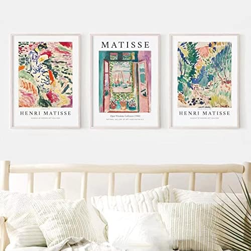 Henri Matisse Wall Art Canvas Henri Matisse Poster Matisse Landscape Poster Matisse Windows Prints Henri