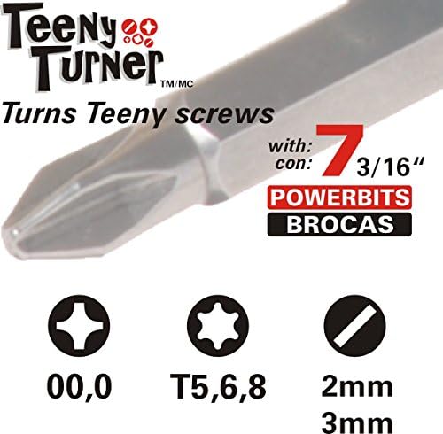 Picquic 46101 Teeny Turner, micro multi-bitni odvijač sa sedam bita, fuksija neprozirna