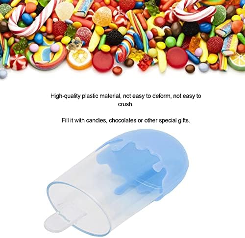 Ladieshow 12kom tegle za slatkiše, kutija za slatkiše u obliku sladoleda za švedski sto, plastična kutija