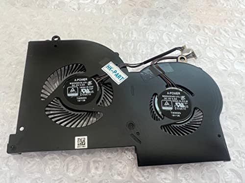 HK-dio ventilator za MSI GS65 8SG P65 WS65 MS-16Q4 CPU GPU hlađenje ventilatoru