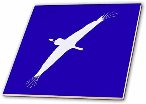 3drose Taiche - vektorska Umjetnost - Roda - Roda vektorski let ptica bijela silueta-Tiles