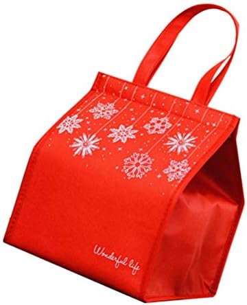 BESTOYARD izolovane torbe za ručak Božićni ručak izolovana Aluminijumska Bento termo Božićna