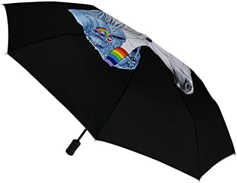 Cool Unicorn Auto Umbrella prijenosni Sklopivi kišobran protiv UV vodootporni i Vjetrootporni putni kišobrani