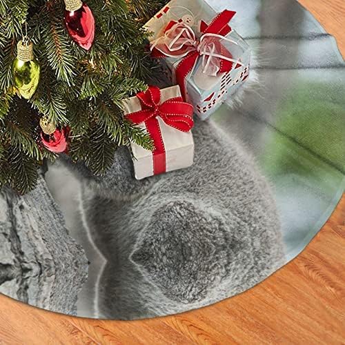 Suknja za božićnu drvcu Koala božićna plišana suknja od 48 inča čipka za božićni ukras