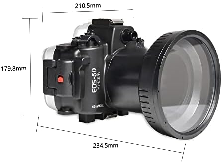 Morske žabe Podvodna futrola kompatibilna sa Canon EOS 5D Mark III IV 100mm IPX8 40m / 130ft Maksimalna ronilačka