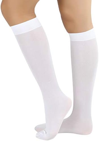 ToBeInStyle ženske najlonske koljena visoke neprozirne čarape