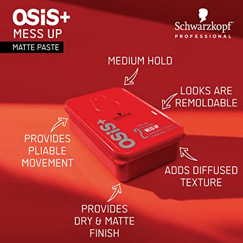 OSiS+ Mess Up Mat Pasta, 3.38 Fl Oz