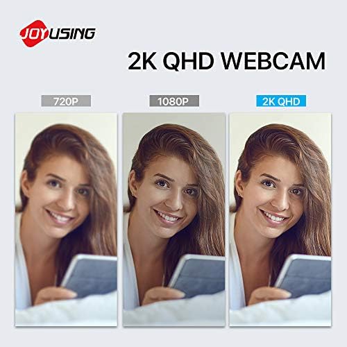 JOYUSING 2k Quad HD Webcam sa mikrofonom, 5MP USB web kamera za online časove, sastanke, Live Streaming na