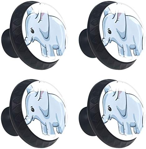 Baby Elephant Elephant slatka plava ladica vuče ručke ormar toaletni sto komoda dugme za povlačenje