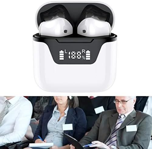 FECAMOS slušalice za prevođenje jezika, bijeli brzi 3 načini prevođenja podržavaju 144 jezika prevod Bluetooth