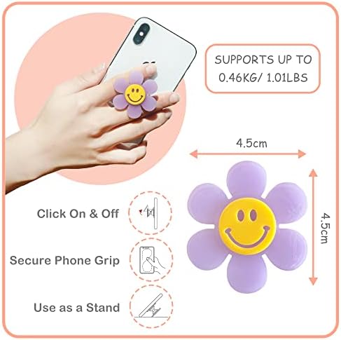 GRIPONG Smile Flower proširivi sklopivi držač Postolja za mobilni telefon za smartphone tablet mobilni telefon