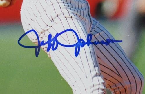 Jeff Johnson potpisao je Auto Autogram 8x10 fotografija II - autogramirane MLB fotografije