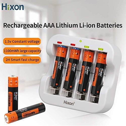 Hixon 1.5V punjiva litijum AA AAA baterije sa punjačem. [J818 Dvostruki A i J816 trostruki paket]]