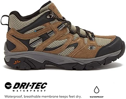 Hi-Tec Ravus WP srednje vodootporne planinarske čizme za muškarce, lagane prozračne cipele na