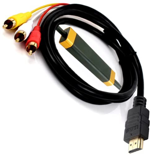HDMI do RCA kabela 6ft sa IC-om, HDMI muški do RCA video audio AV pretvarač adapter kabela za većinu