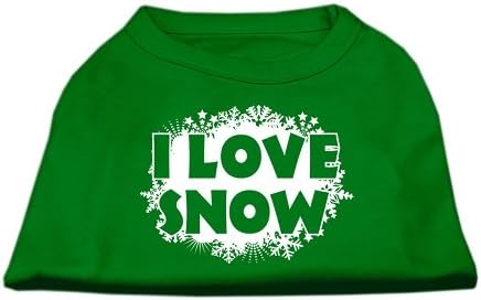 Obožavam snežne ecreintprint košulje smaragdno zeleni xs