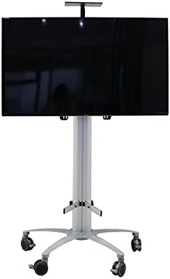 Jgstavms podne osnovni TV postolje horizontalni i vertikalni TV TV Mobilna košarica Rotirajuća TV pokretna stalka Pogodna za TV veličine 32-65 inča