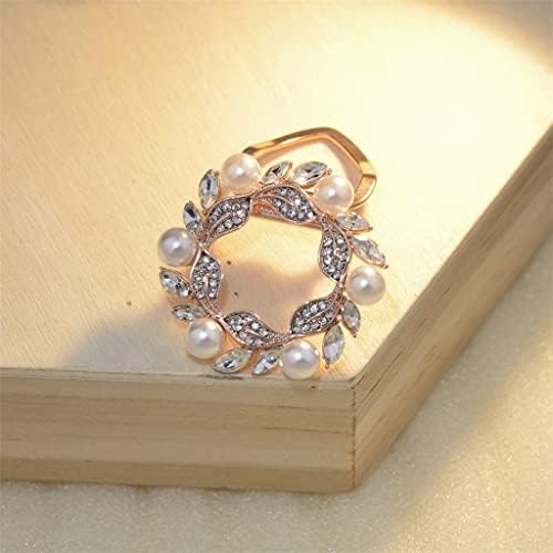 N / A Scarf Brooch Clip za Ženska Nakit Buckle Brooch Shawl prsten za prsten Štev pričvršćivač svilene