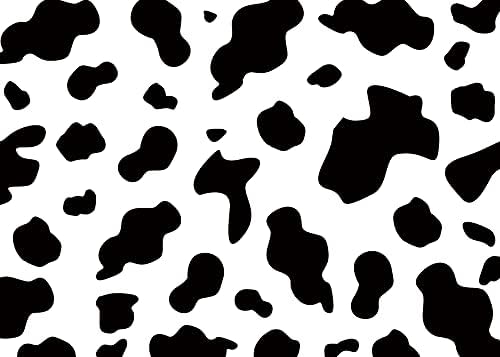 9x6ft Cow Party fotografija pozadine crno-bijele krave farma životinja Sretan rođendan fotografija