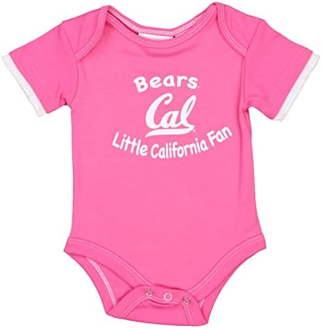 Outerstuff NCAA Baby California Zlatni medvjedi tim dva paketa Onesie, 6-9 mjeseci
