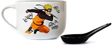 Samo Funky Naruto Anime keramička milica ramena sa kašikom | 20 oz kafe šalica sa narutokom | Anime Bowl