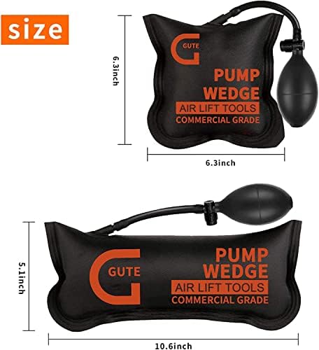 Gute Air Wedge Bag pumpa, 2pack komercijalni naduvavanje Klima klin pumpa alat, Klima klin torba
