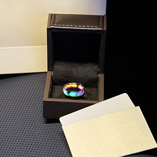 2023 Šareni titanijum čelični prsten za angažovanje brava nakita poklone nehrđajući čelik Prstenje palca